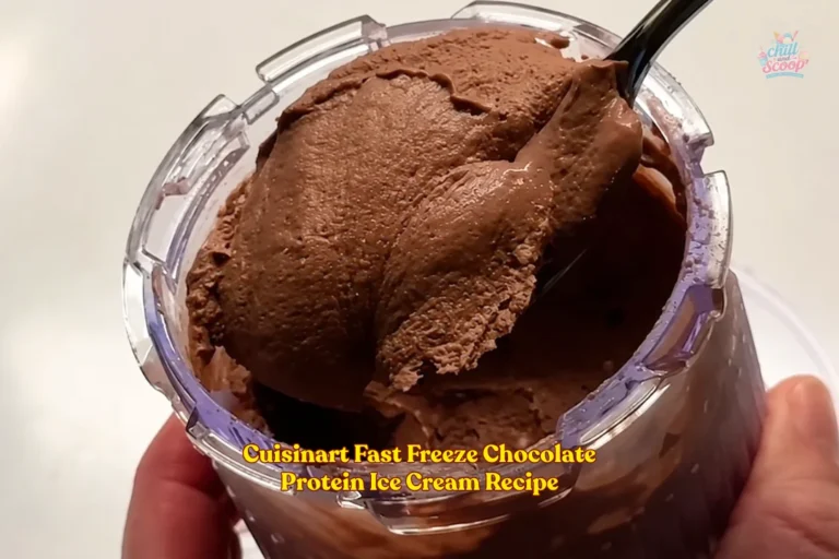 Cuisinart Fast Freeze Chocolate Protein Ice Cream Recipe