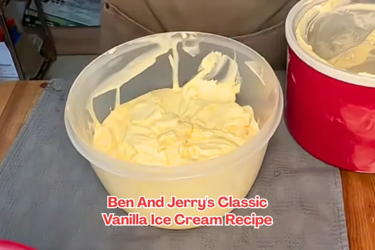 Ben And Jerrys Classic Vanilla Ice Cream Recipe